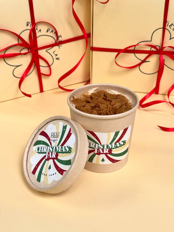 Christmas Cake Jar
