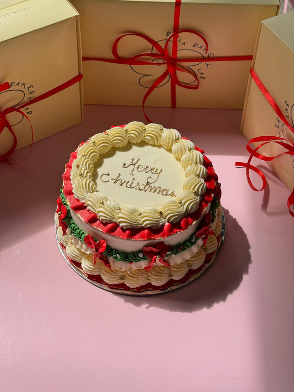 Vintage xmas cake