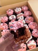 Mini cupcake box mensaje